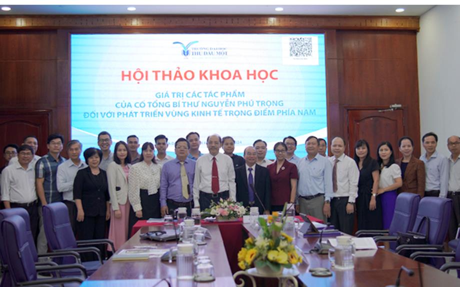 Hội thảo khoa học “Giá trị các tác phẩm của cố Tổng Bí thư Nguyễn Phú Trọng đối với sự phát triển của Vùng kinh tế trọng điểm phía Nam”